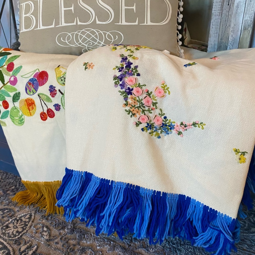 Anthro-inspired VNT Wool peruvian Mid century coverlet - Picture 2 of 8